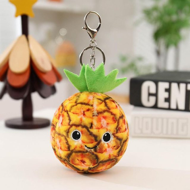 Yiran toy Schlüsselanhänger Obst und Gemüse, Plüsch, 10cm, Unisex - Bild 1