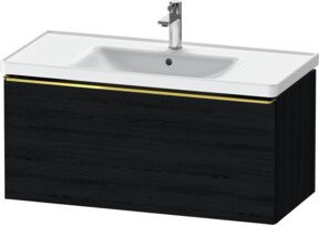 Duravit Waschtischunterschrank D-Neo, wandhängend, schwarz, B: 98,4 cm, T: 45,2 cm, H: 44,0 cm - Bild 1