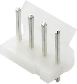 Molex Einbau-Stiftleiste Standard in Weiß mit 5 Polstellen und 5,08 mm Rastermaß - Bild 1