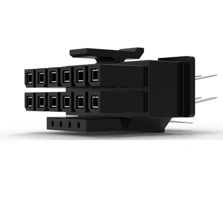 T.F.SKYWINDINTL 12VHPWR MicroFit 3.0 16-Pin-Stromanschluss für PCIe 5.0 ATX 3.0 PC-Netzteil und 4090 GPU-Karte, Schwarz - Bild 4
