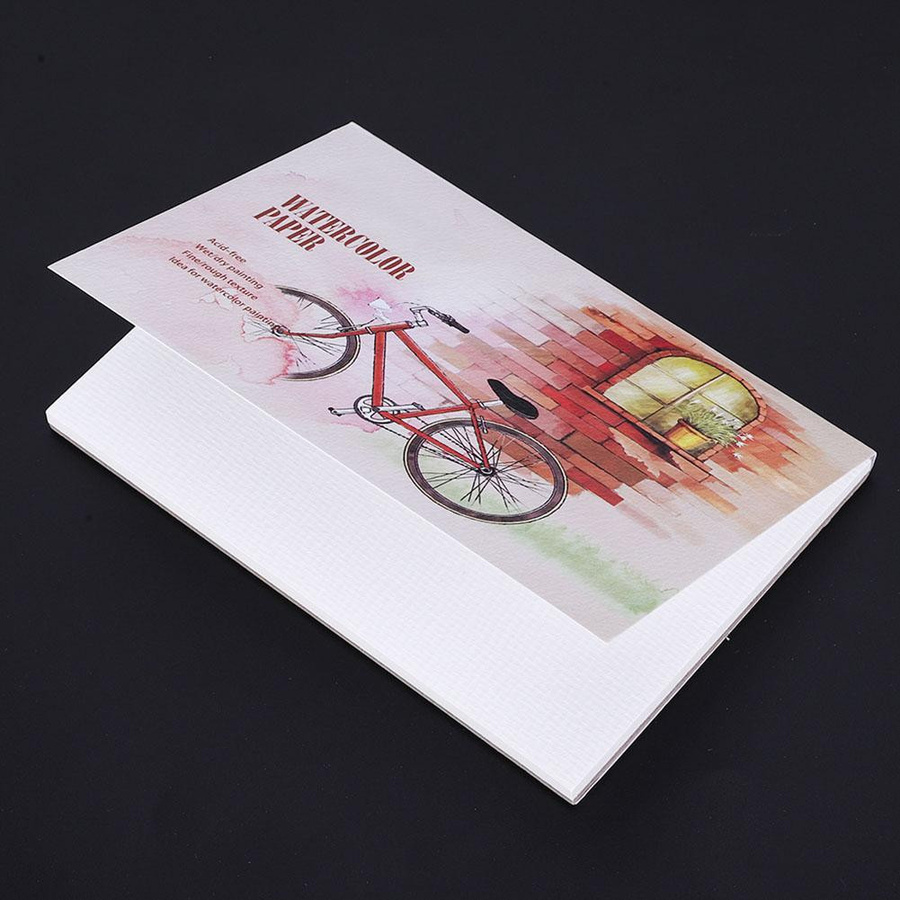 Aquarellpapierblock von Igeteck als Skizzenbuch für wasserlösliche Buntstifte und Malwerkzeuge - Bild 2