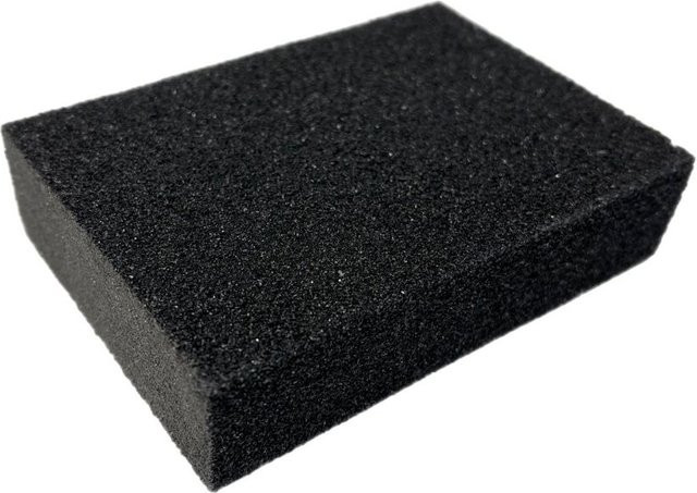 Vago-Tools Schleifschwamm Korn 180 Schwarz B/H/T: 10,0 x 7,5 x 2,5 cm - Bild 1