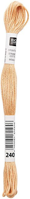 Rico Design Stickgarn Sticktwist in Ocker, 8m Länge - Bild 1