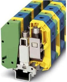 Phoenix Contact Installationsschutzleiterklemme 50mm in Grün, Gelb, Blau - Bild 1