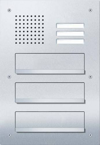 Siedle CL 411 BD2A 03 N Durchwurfbriefkastensystem für Mehrfamilienhäuser aus Edelstahl in Silber, Einbauvariante - Bild 1