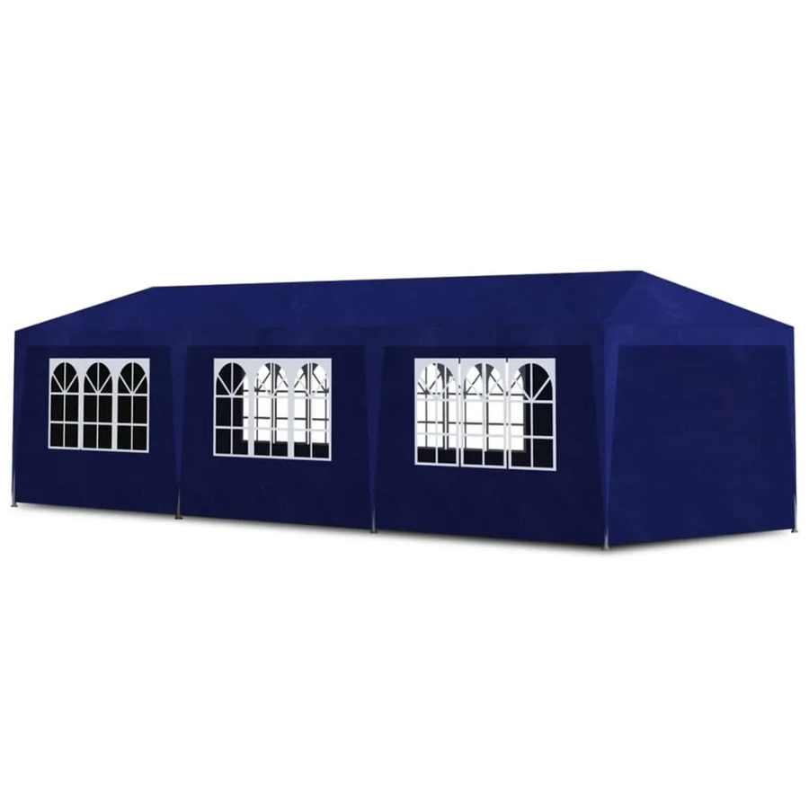 vidaXL Partyzelt Blau B: 9 m, T: 3 m - Bild 2