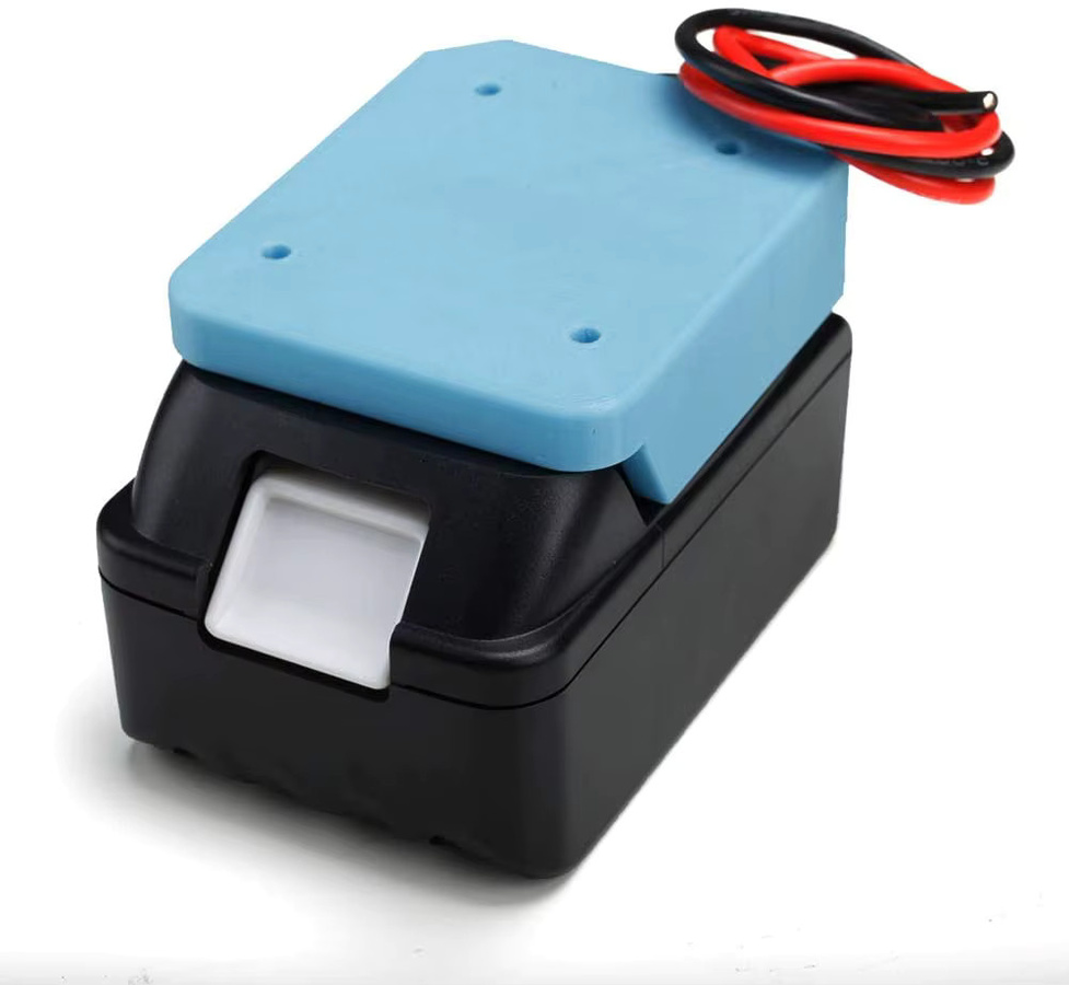 Makita DIY-Adapter Power-Wheel-Batteriekonverter für 18 V Li-Ionen-Akkus BL1830 in Blau mit 14 AWG-Kabel für RC-Autos, Robotik und RC-Trucks - Bild 5