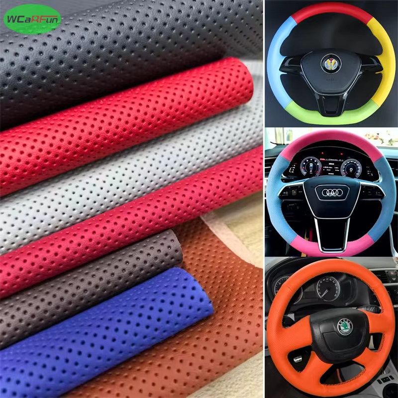 WCaRFun DIY Lenkradabdeckung aus Leder im Geflecht-Design für BMW E81 E82 E87 E88 E90 E91 E92 E93 und X1 E84 - Bild 3