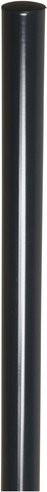 FLORAWORLD Zaunpfosten Classic aus Stahl in Grau, Rund, B/T/H: 3,4 x 3,4 x 125 cm - Bild 1