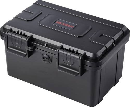 Voltcraft Outdoor Akkukoffer für 28x 18650 Akkus in Schwarz, B/T/H: 183 x 132 x 104 mm - Bild 1