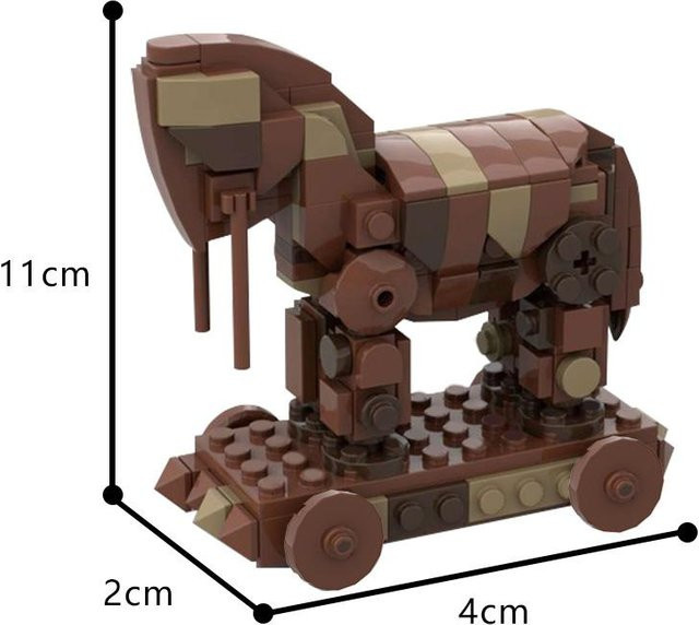 Gobricks Trojanisches Pferd Konstruktionsbausteine ab 14 Jahren - Bild 1