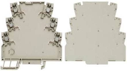 Weidmüller MHS 6 Hutschienen-Gehäuse Basiselement, beige, 10 Stück - Bild 1