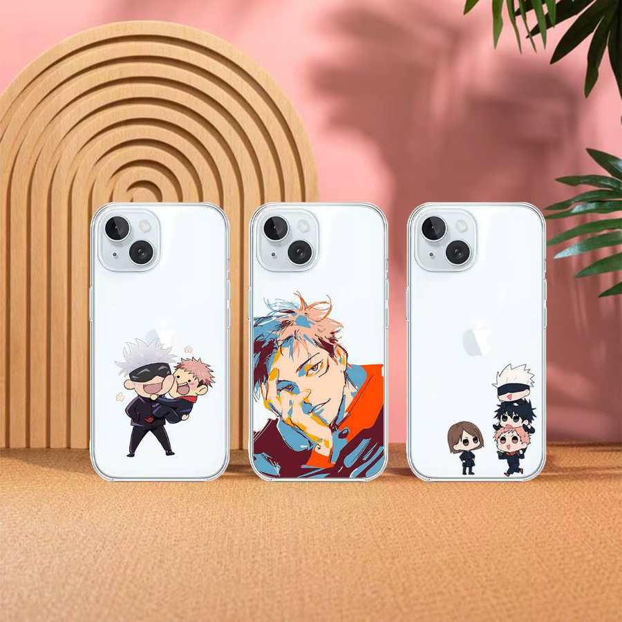 Mesuca Anime Jujutsu Kaisen Handyhülle für iPhone, Transparent - Bild 3