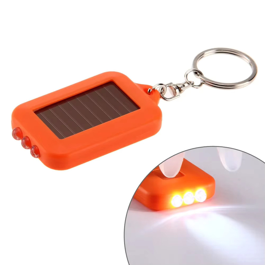 POCKETMAN Mini Solar LED Schlüsselanhänger Taschenlampe in Schwarz - Bild 4