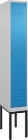 C+P Spind Classic PLUS Garderobenschrank mit 1 Abteil und Zylinderschloss, H x B x T: 212 x 30 x 50 cm - Bild 1