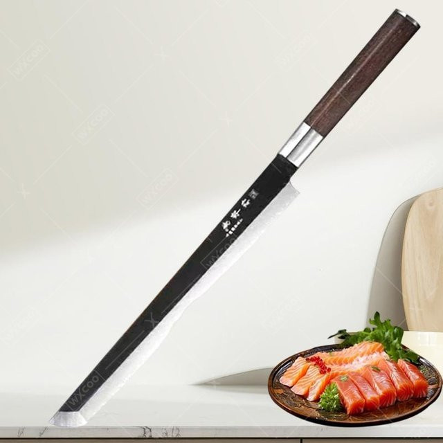 WXCOO Professionelles Kochmesser aus Edelstahl in Silber für Sushi und Fischfilets - Bild 1