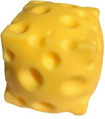 Kitsup Gelbes Käse-Quetschspielzeug, Stressball, 10cm - Bild 1