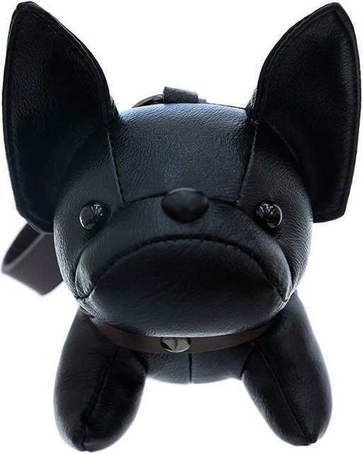 Anhänger Französische Bulldogge, Leder, black, 15cm, Unisex - Bild 1