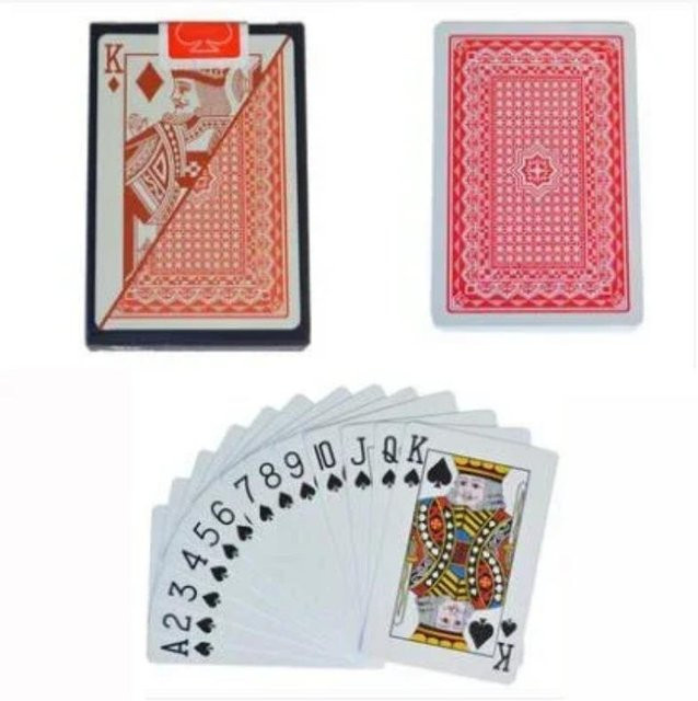 Super Six Poker Karten Kunststoff Bunt / Mehrfarbig - Bild 1