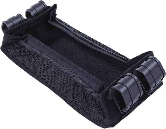 Snack Tablett für Wonderfold Kinderwagen mit Becherhalter aus Oxford Stoff in Schwarz passend für W1 und W2 von TOMTOP JMS - Bild 1