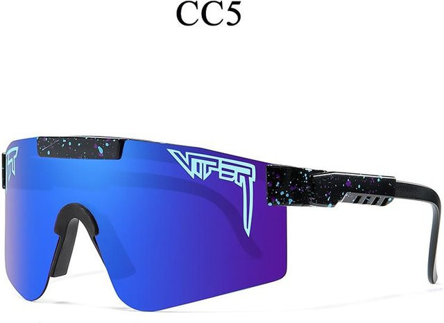 Pit Viper Sonnenbrille, randlos, blue, unisex, plastic, wrap - Bild 1