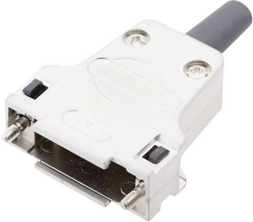 Encitech D-SUB Gehäuse 7960-0205-01 aus Metall in Silber mit 9 Polen und 180° Ausrichtung - Bild 1