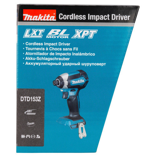 Makita Akku-Schlagschrauber DTD153Z Solo 18V in Schwarz und Petrol ohne Akku und Ladegerät - Bild 3