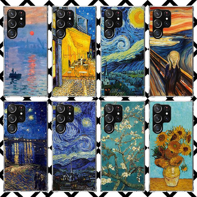 Van Gogh Ölgemälde Handyhülle für Samsung Galaxy S26 S25 S24 S23 S22 Ultra Plus in Multicolour - Bild 1