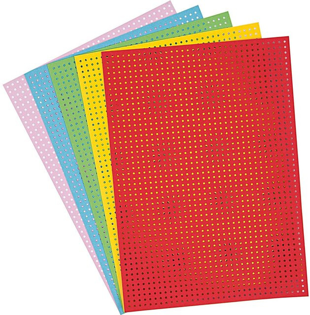 Rico Design Paper Poetry Stickkarton mehrfarbig, 10 Bogen, B/H: 17,5 x 24,5 cm - Bild 1