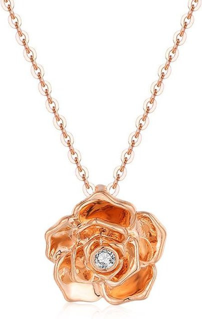 Halskette 750 Roségold, Diamant, Damen - Bild 1