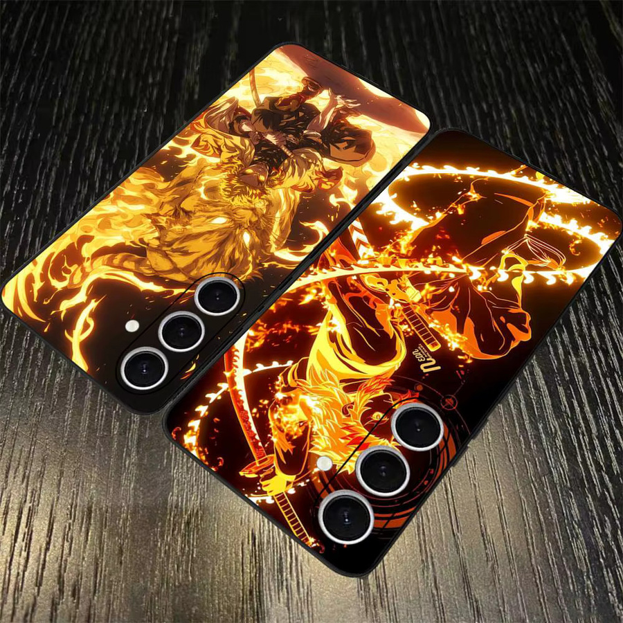 Anime Kyojuro Rengoku Handyhülle für Samsung Galaxy S24 FE S25 Ultra S23 S22 S21 S20 Plus Lite 5G in Multicolour - Bild 5