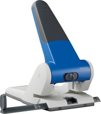 Leitz Registraturlocher 5180 Blau für DIN A3 mit 65 Blatt Kapazität - Bild 2
