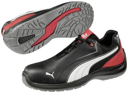 Puma Safety Touring Black Low S3 ESD Sicherheitshalbschuh Schwarz Rot Größe 36 - Bild 1
