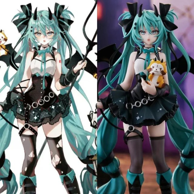 Bandai Hatsune Miku Kleiner Teufel Waschbär, Actionfigur, 19cm - Bild 1