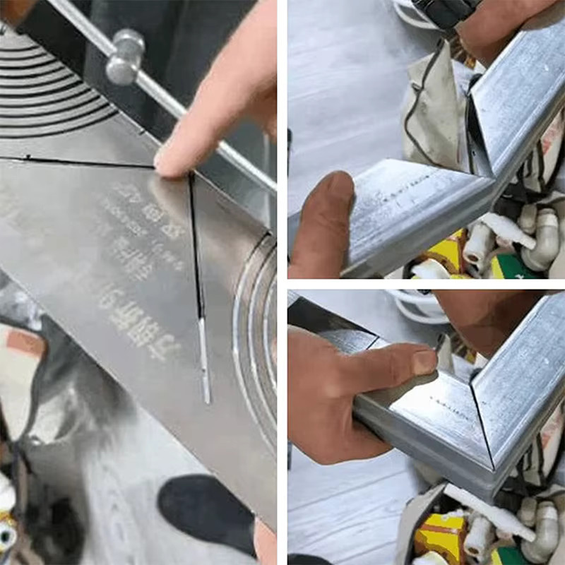 Precisionflex Winkel- und Lichtbogenmarkierungswerkzeug für Vierkantrohre und Stahl in Silber - Bild 4