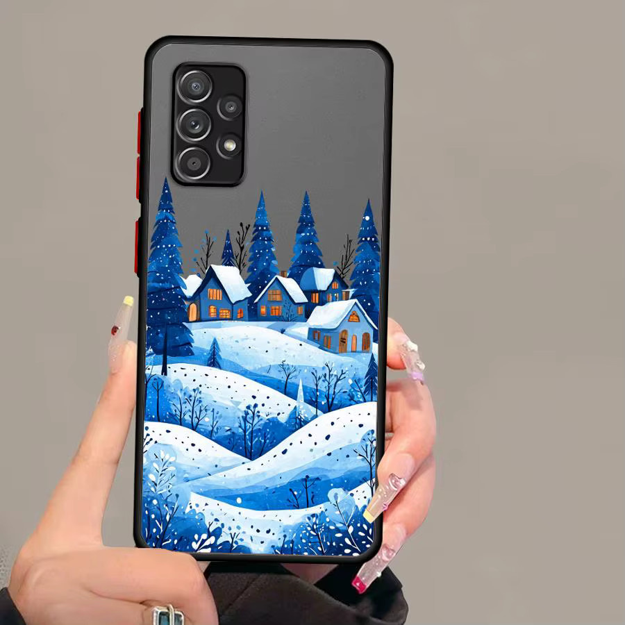 Soft Cover Handyhülle für Samsung Galaxy A52 A71 A21 A36 A22 A23 A32 A73 A25 A26 A56 A72 A31 mit Weihnachtsmann Motiv in Multicolour - Bild 4