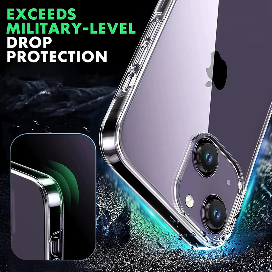 Transparente 360-Grad Ganzkörper-Schutzhülle für iPhone 11 bis iPhone 16 Pro Max mit Front- und Rückseite-Abdeckung - Bild 5