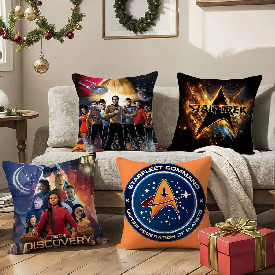 Fiction Entertainment Star Trek Kissenbezug aus Seide, Multicolour, B/B: 30 x 30 cm - Bild 3