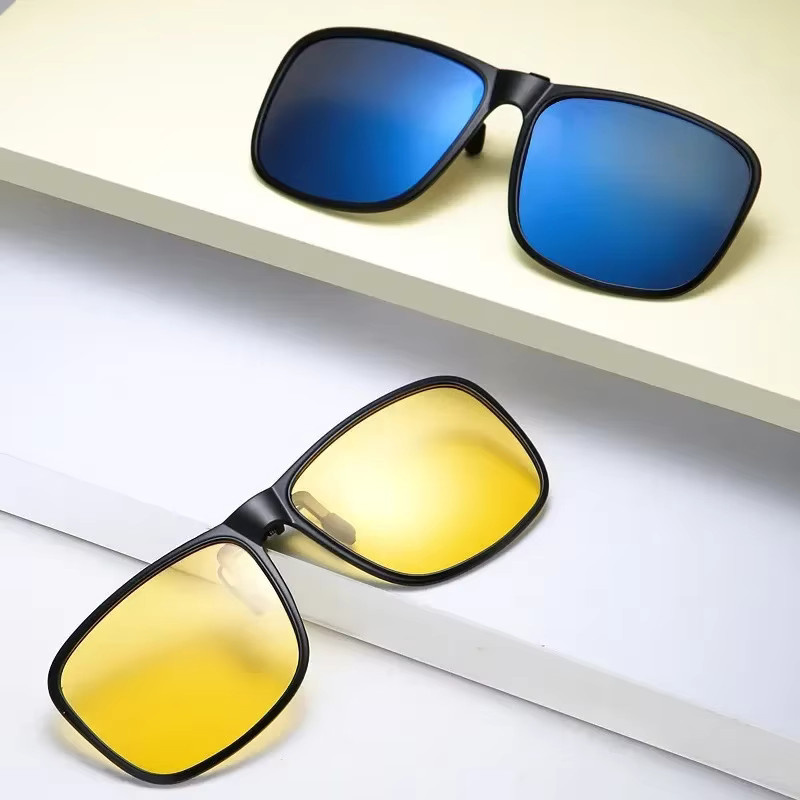 ERIKOLE Flip Up Clip-on Sonnenbrille, Vollrand, TR90, Unisex, polarisiert, photochrom, verspiegelt - Bild 2