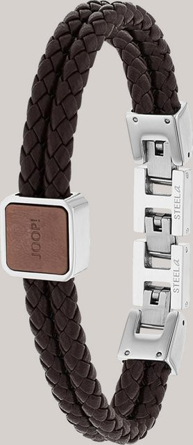 Joop! Armband Edelstahl, Silber/Braun, Herren - Bild 1