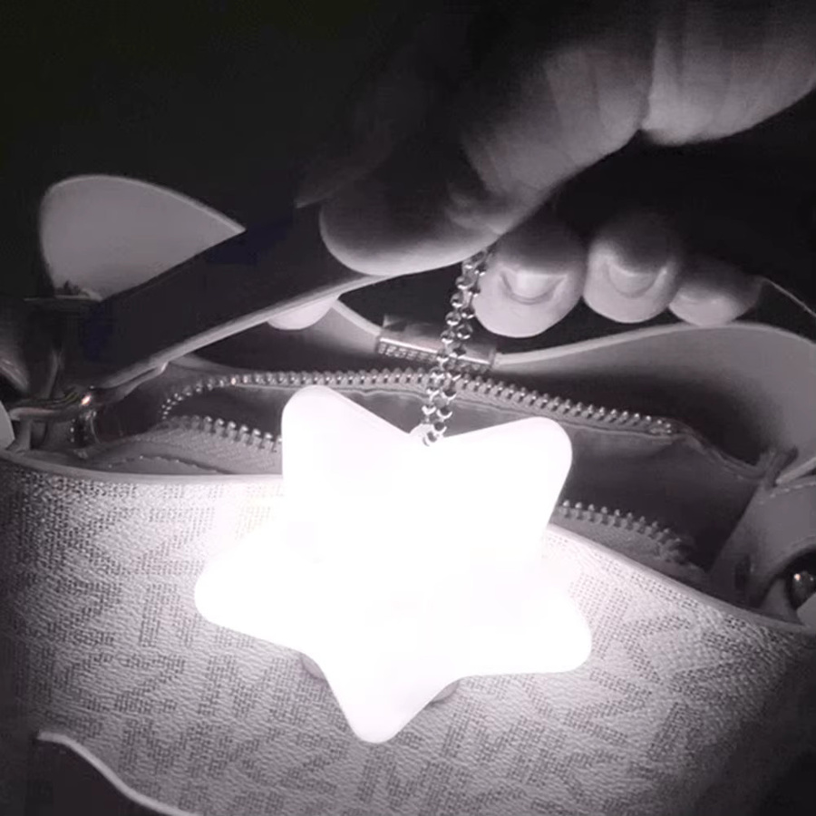 LED Handtaschen-Licht mit Bewegungssensor und Touch-Funktion in Weiß und Silber - Bild 3