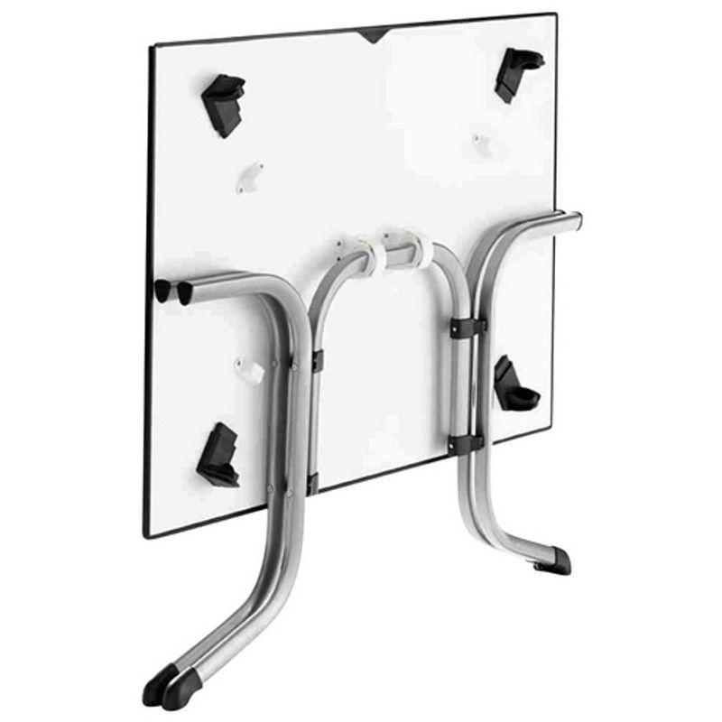 Sieger Klapptisch für Garten Balkon und Terrasse mit Vivodur Tischplatte in Silber und Anthrazit, B/H/L: 95 x 73 x 165 cm - Bild 2