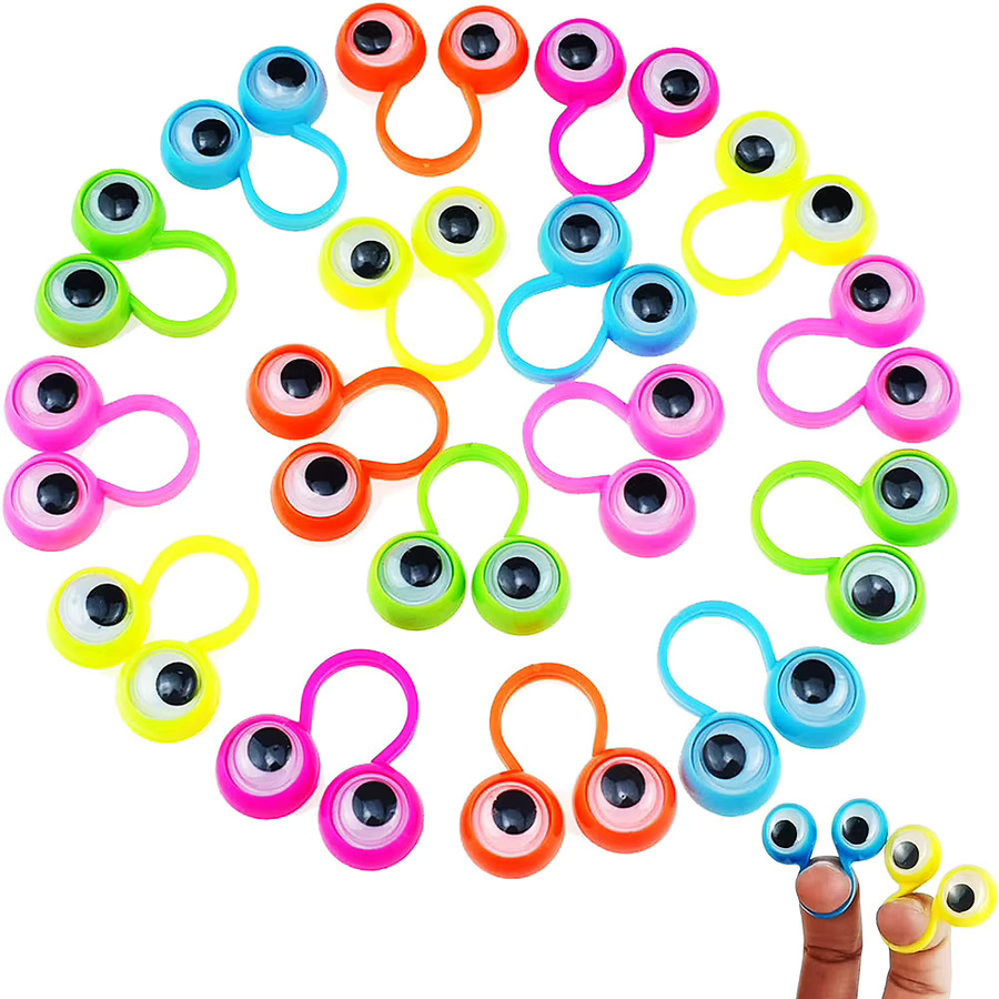 Auge Ring Fingerpuppe Spielzeug Set, Bunt / Mehrfarbig, 50/100 Stücke - Bild 5
