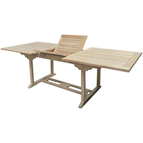 GARDEN PLEASURE Tischgruppe SOLO aus Teakholz in Braun, 7-teilig, ausziehbar, B/T/H: 180 x 113 x 75 cm - Bild 1