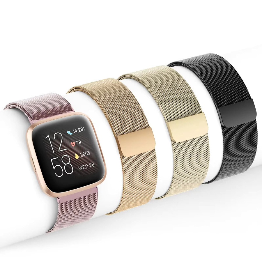 Fitbit Uhrenarmband Edelstahl, Milanaise, Unisex - Bild 3