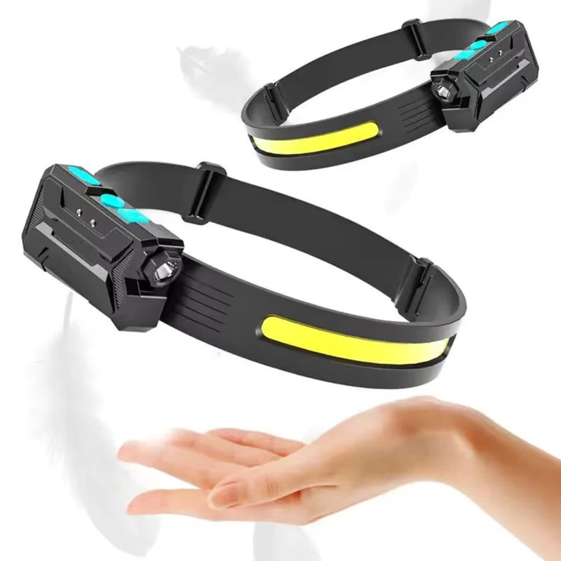 XIWANGFIRE LED Stirnlampe Schwarz USB wiederaufladbar mit integriertem Akku für Camping und Angeln - Bild 6