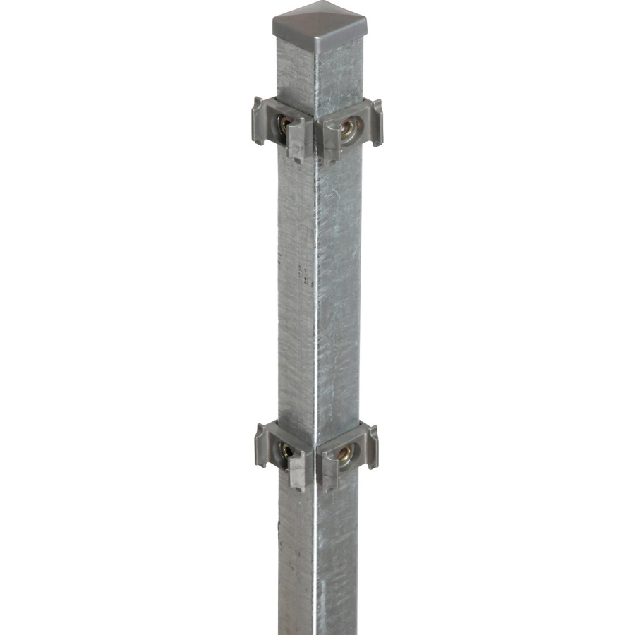 FLORAWORLD Eckpfosten Classic aus Stahl in Silber, Höhe: 125 cm, Breite: 4 cm, Tiefe: 4 cm - Bild 2