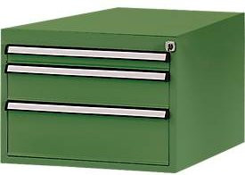 Manuflex Schubladen-Unterbauten für Werkbank Profi, Farbe: Resedagrün, Tiefe: 70 cm - Bild 1