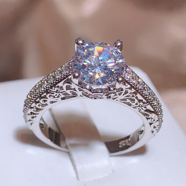 YIRAN Jewelry Ring, 925 Silber, Zirkonia, Damen - Bild 1
