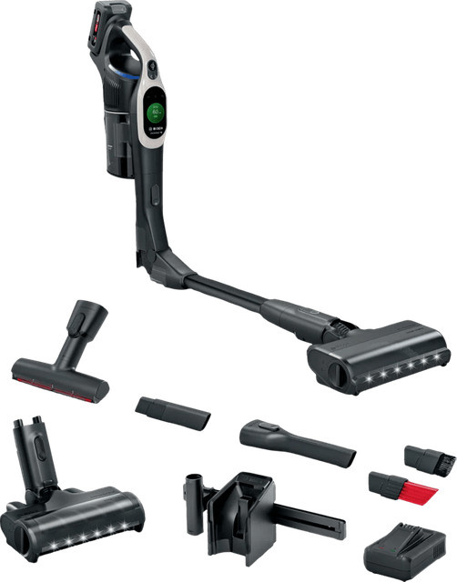 Bosch Unlimited 10 Akku-Staubsauger BBS1041GQC in Schwarz mit HEPA-Filter und Parkettdüse - Bild 1